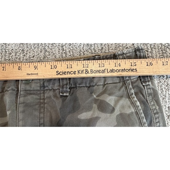 Abercrombie & Fitch Camo Cargo Shorts Mens 29 Heavy Drawstring Y2K Pockets 32* - Picture 5 of 6
